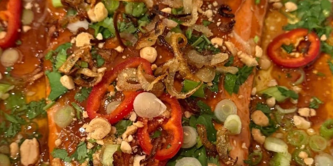 Chili-Lime Maple Glazed Salmon