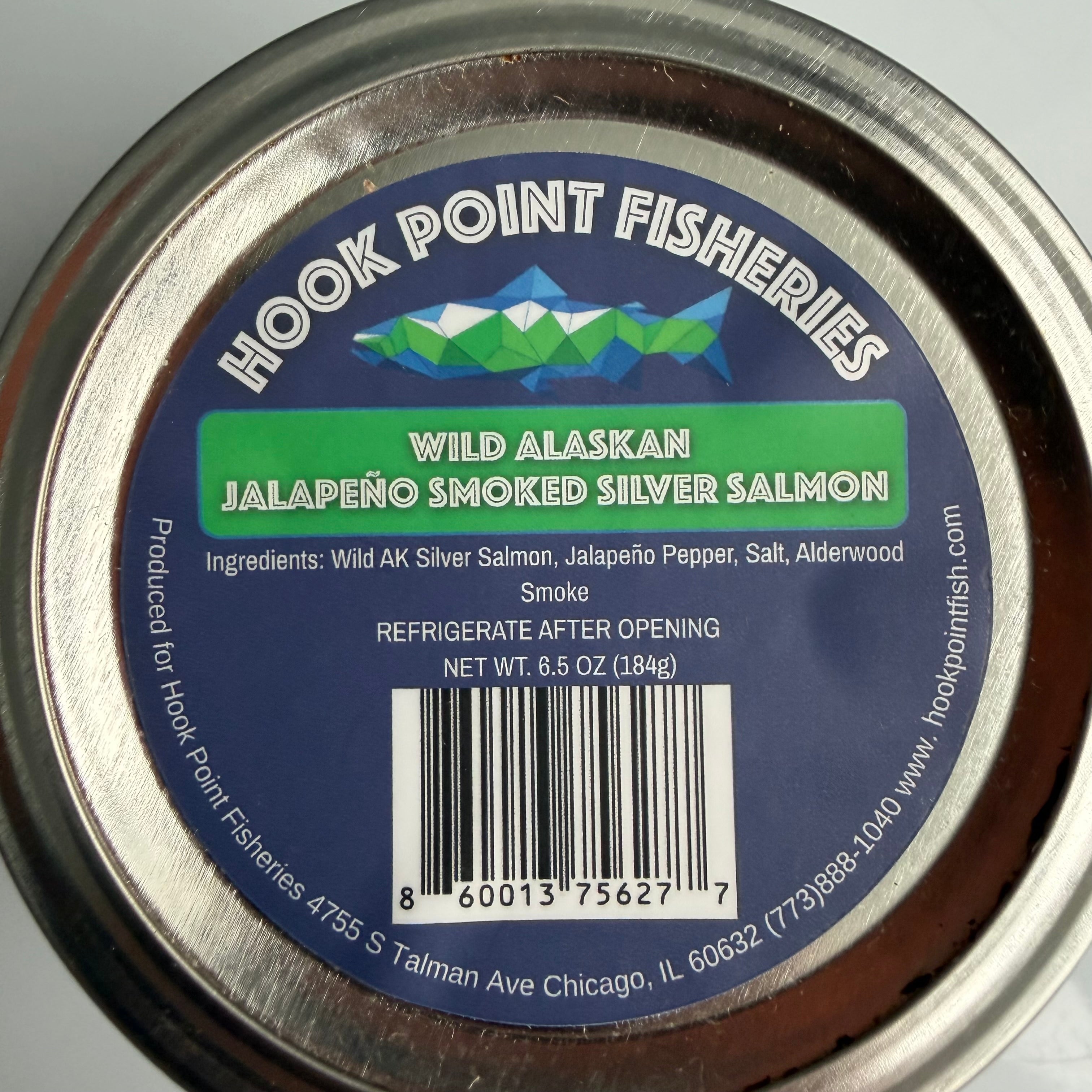 Smoked Jalapeño Coho  Salmon Jar