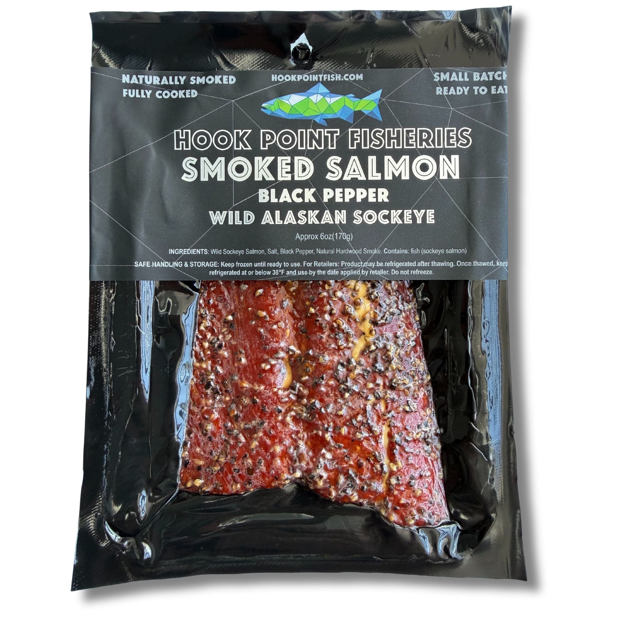 Black Pepper Smoked Salmon